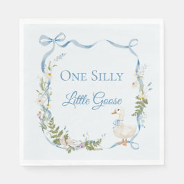 Guardanapo De Papel Um Bobo Goose Birthday Watercolor