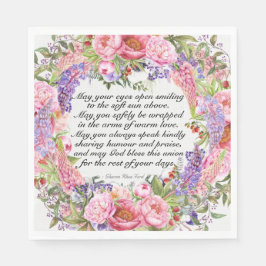 Guardanapo De Papel Um Bom Dia Para Um Casamento