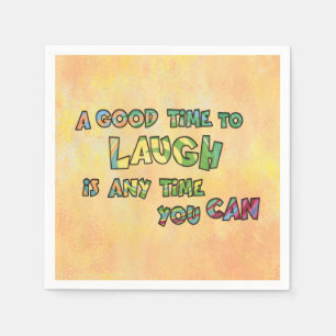 Guardanapo De Papel UM BOM TiME PARA RIR É POSSÍVEL