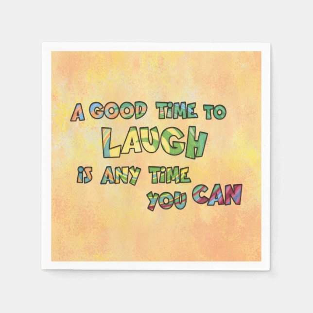 Guardanapo De Papel UM BOM TiME PARA RIR É POSSÍVEL (Frente)