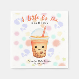 Guardanapo De Papel Um Chá de Bebê A Little Cu-Tea Bubble Tea