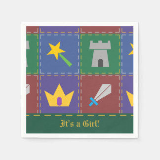 Guardanapo De Papel Um Chá de fraldas Fantasia do Wee One, Napkins