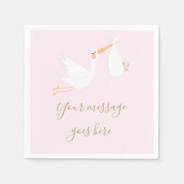 Guardanapo De Papel Um Chá de fraldas/Sprinkle de Entrega Especial