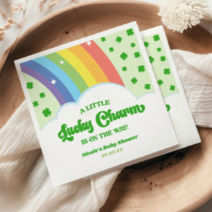 Guardanapo De Papel Um Chuveirinho de Bebê do Dia de São Patrício com