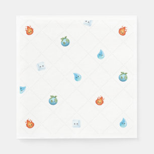 Guardanapo De Papel UM Com Elementos Primeiro Aniversário