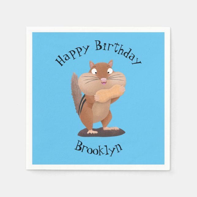 Guardanapo De Papel Um desenho animado e engraçado (Frente)