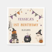 Um Fantasmagórico Aniversário de 1 Ano de Meninas 