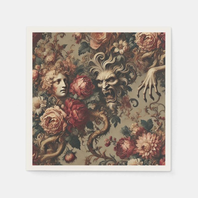 Guardanapo De Papel Um Fardo Caucionário - Vitoriano Gótico (Frente)