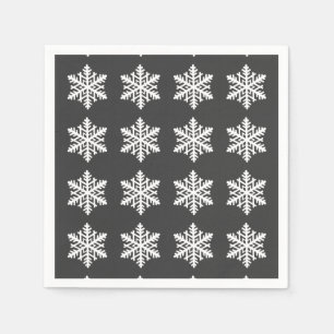 Guardanapo De Papel Um Floco de Neve Solteiro
