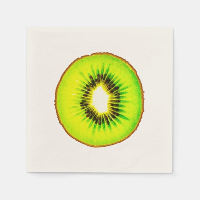 Guardanapo De Papel um kiwi personalizável (Frente)