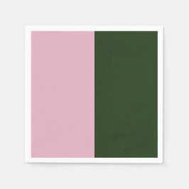 Guardanapo De Papel Um mínimo moderno de sábio e blush