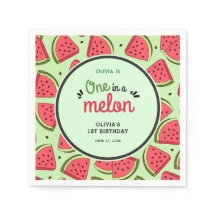Um no primeiro aniversario Melon Summer Watermelon