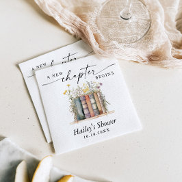 Guardanapo De Papel Um Novo Capítulo Começa, Chã de Bebê com Tema de L