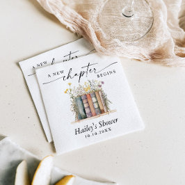 Guardanapo De Papel Um Novo Capítulo Começa, Festa de Chá de Noiva com