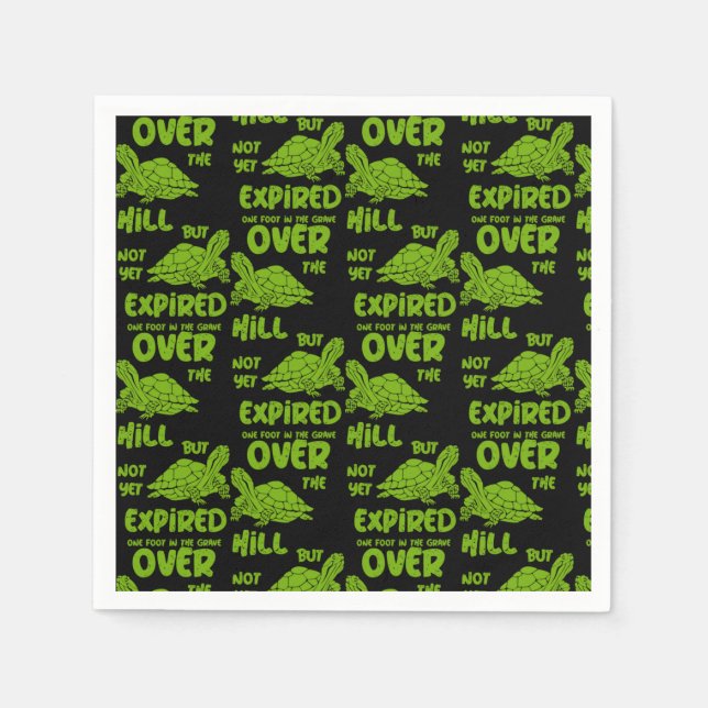 Guardanapo De Papel Um Pé No Grave (Frente)