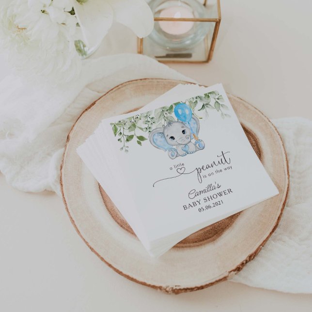 Guardanapo De Papel Um Pequeno Amendoim Está A Caminho Do Chá de frald (Criador carregado)