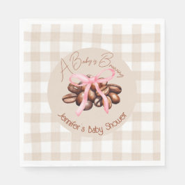 Guardanapo De Papel Um Pequeno Bean está se preparando