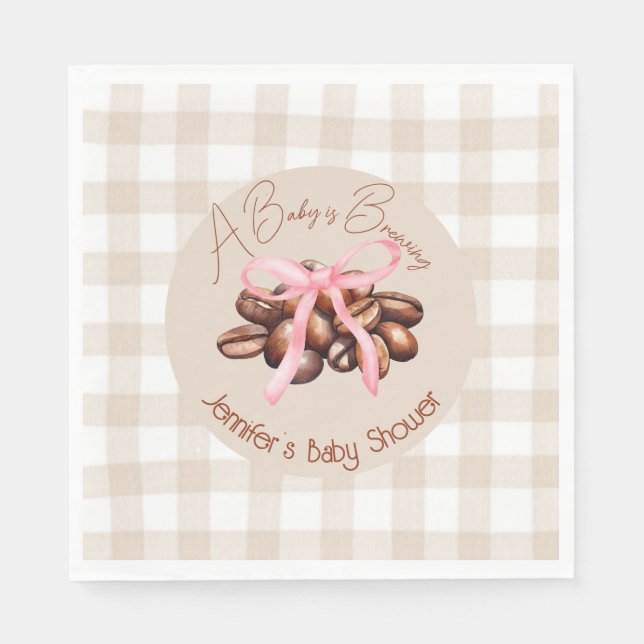 Guardanapo De Papel Um Pequeno Bean está se preparando (Frente)