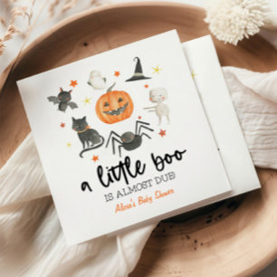 Guardanapo De Papel Um Pequeno Boo Está Quase A Vir! Chá de fraldas Ha