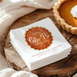 Guardanapo De Papel Um Pequeno Chá de fraldas De Abóbora Cutie