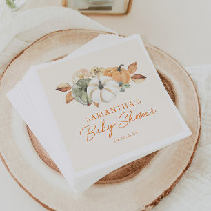 Guardanapo De Papel Um Pequeno Chá de fraldas Russo De Boho Floral De