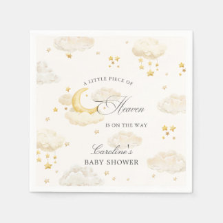 Guardanapo De Papel Um Pequeno Pedaço Do Céu Chuvinha De Amor Baby Sho