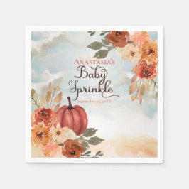 Guardanapo De Papel Um Pequeno Pumpkin | Floral Girl Sprinkle