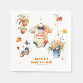 Guardanapo De Papel Um Pouco De Abóbora Está A Caminho Do Chá de frald