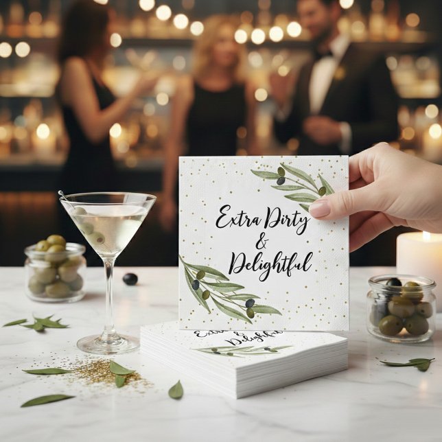 Guardanapo De Papel Um Pouco de Diversão Martini Soirée (Criador carregado)