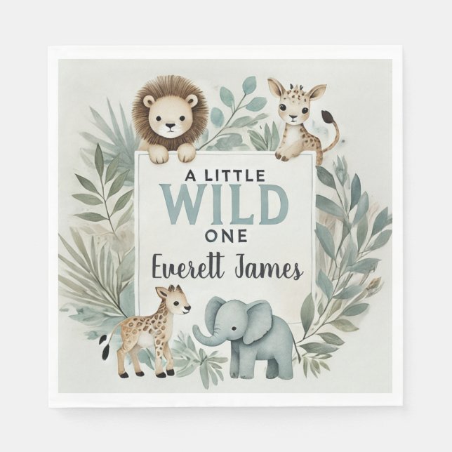 Guardanapo De Papel Um Pouco Selvagem (Frente)