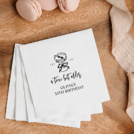 Guardanapo De Papel Um Tini Bit Antigo Martini Pensava Festa de aniver