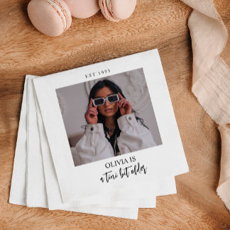 Guardanapo De Papel Um Tini Bit Antigo Martini Themed Photo Party