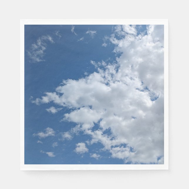 Guardanapo De Papel Um triângulo de nuvens (Frente)