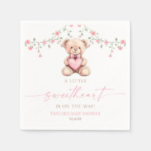 Um Ursinho Teddy Rosa Pequeno Querido Churrasco de