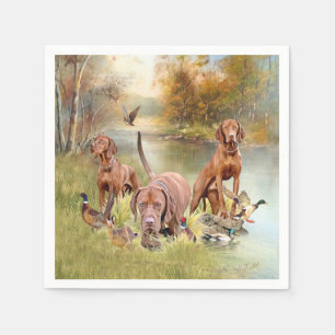 Guardanapo De Papel Um versátil aristocrata no Vizsla Húngaro
