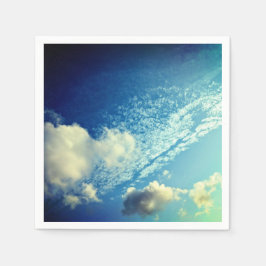 Guardanapo De Papel Uma aspersão de nuvens