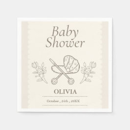 Guardanapo De Papel Uma aventura de carrinho | Gênero Bebê neutro