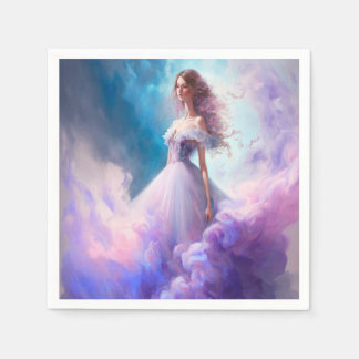 Guardanapo De Papel Uma bela fada.