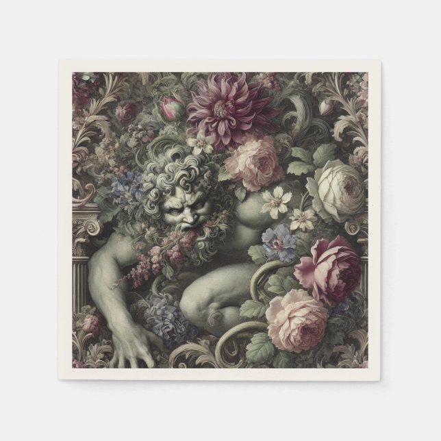 Guardanapo De Papel 🎭 Uma Comédia Colossal – Gótico Vitoriano (Frente)