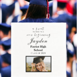 Guardanapo De Papel Uma doce extremidade para uma nova foto de graduaç