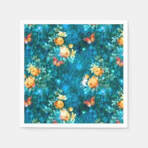 Guardanapo De Papel Uma Fada na Série Jardim Design 11
