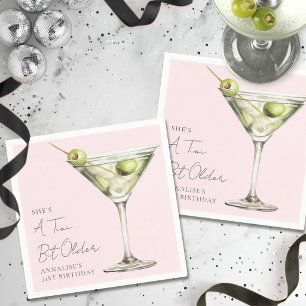 Guardanapo De Papel Uma Festa de Aniversário com Martini Um Pouquinho 