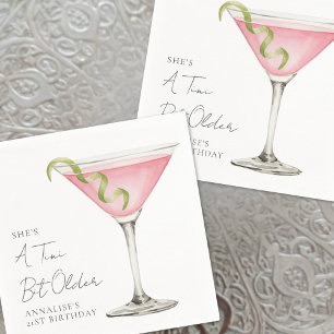 Guardanapo De Papel Uma Festa de Aniversário com Martini Um Pouquinho