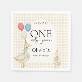 Guardanapo De Papel Uma Festa de aniversário de ganso de Bobo