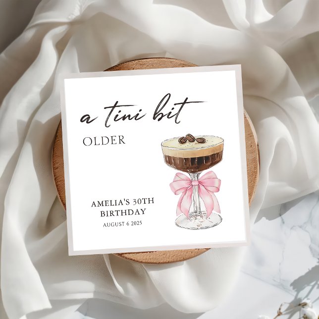 Guardanapo De Papel Uma Festa de aniversário Tini Bit Antiga Chic Mart (Criador carregado)