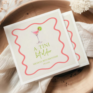 Guardanapo De Papel Uma Festa de aniversário Tini Um Pouco Mais Velha,