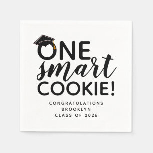 Guardanapo De Papel Uma Festa de formatura Smart Cookie