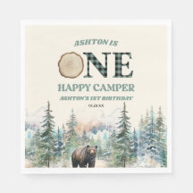 Uma festa de primeiro aniversario de Urso de Campa