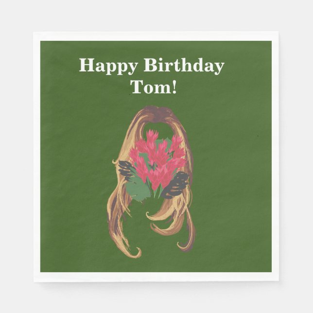 Guardanapo De Papel Uma mente encantadora (Frente)