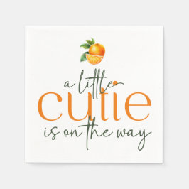 Guardanapo De Papel Uma Pequena Cutie Está A Caminho De Napkins